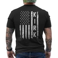 Charlie Kirk Shirt, Tribute RIP Memorial American Flag ON BACK T-Shirt 3XL