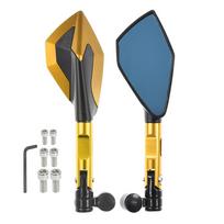 Universalūs motociklo veidrodėliai galinio vaizdo šoniniai veidrodėliai, skirti Suzuki GSX-R GSX-S GSR 600 750 GSX S750 R 600 750 SFV SV 650 auksas