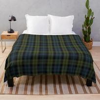 Campbell Clan Tartan (High Res) Throw Blanket Soft Plush Plaid Beautifuls Picnic halloween Blankets 75X95CM sidabras