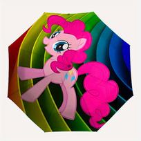 My Little Pony, Friendship Automatic Folding Umbrella with Sturdy Iron Frame, Portable Compact Travel Umbrella All-Season Use Parties 0807057