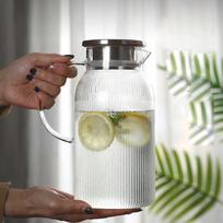 Zhongjing Hall Luxury 1500ml Heat-Resistant Glass Pitcher