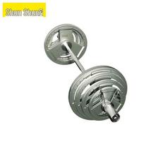 Shunshunni Home Gym 20kg Olympic Curved Barbell Set
