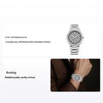 Citizen 100 Meter Waterproof Automatic Mechanical Movement Titanium Metal Strap Watch Men watches Gray NJ0180-80H Regular Watch Box,Gray Dial