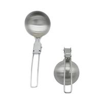 304 Stainless Steel Portable Foldable Camping Utensil Set Multifunctional Outdoor Cooking Spoon and Spatula Lightweight Durable Kitchen Tool One Size balta