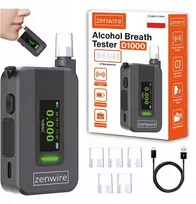 „Zenwire“ alkoholio matuoklis. Policijos elektrocheminis AI matuoklis be kandiklio. Profesionalus, su 6 kandikliais. „Zenwire D1000“