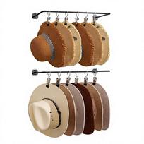 Cowboy Hat Rack for Wall Cowboy Hats Hook with 12 Clips Metal Cowboy Hat Hanger for Bucket Baseball Caps Sunhat Standard juoda