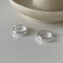 925 Silve Star Hoop Earring for Women Zircon Geometry Wide Office Versatile Jewelry Birthday Gift Dropship