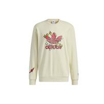 Adidas Originals Fangtastic Collection Sweatshirts Men's Sandstorm Soil Crew Neck Moderate Regular H09183 XXS