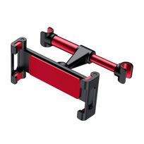 Car Rear Pillow Phone Holder Tablet Car Stand Seat Rear Headrest Mounting Brackets for iPhone Samsung iPad Mini Tablet 4-11 Red Buckle