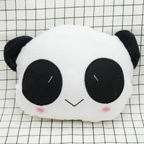 Puikus Creative Panda Auto Automobilinis kaklo atramos pagalvėlė Galvos atramos pagalvės kilimėlis Reguliuojamas sėdynės galvos apsaugos padas 1 Pc pouting white