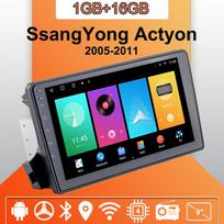 Android Carplay Automobilinis Radijas SsangYong Actyon 2005-2011 Multimedijos Grotuvas Pagrindinis Įrenginys Stereo GPS Navigacija BT WIFI 2+32GB 1+16GB