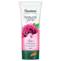 Himalaya Natūralaus spindesio rožių veido prausiklis 50 ml Vienkartinė pakuotė Švelnus kasdienis prausiklis spindinčiai odai