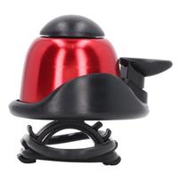 Cycling Bike Horn Aluminum Alloy Scooter Horn Mountain Bike Rubber Band Bell Replacement Red raudona