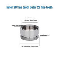M20 to M22 Faucet Adapter & Converter (5-pack)