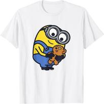 Despicable Me Minions Favorite Teddy Bear Portrait T-Shirt S balta