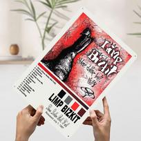 Limp Bizkit  Three Dollar Bill Tinplate Poster Customized Wall Art Vintage Retro Metal Signs for Wand Deko Room Ornaments Decor 7.9x11.8In(20x30cm)