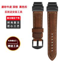 DIY Genuine Leather Watch Strap for CASIO GBD-H1000 Strap 3475 Cat Man Series G-SHOCK Leather Replacement Bracelet watchband GBD-H1000
