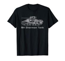 M4 Sherman Tank Tshirt Gift Summer T Shirt Tops Oversized T-Shirt Men Cotton O-neck Tees Streetwear Harajuku Clothing - Men's... S įvairiaspalvis
