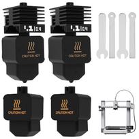 2 Pack Hotend Kit For Bambu Lab P2S/H2D/H2S/A1/A1 Mini Fast Speed Hot End Assembly 0.4mm Hardened steel Nozzle 3D Printer Part