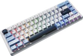 Klawiatura Ajazz Klawiatura gamingowa bezprzewodowa mechaniczna AK680 MAX (8+8K) Magnetic -Blue-White-Dark Blue Keycaps-RGB -Aluminum Positioning Plate-3 Model Version | AK680-M-BWD-A | 6976412985041
