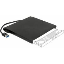 Kieszeń Delock na dyski 5.25″ Ultra Slim SATA 9,5 mm do USB Typ-A męski (42603) | 42603 | 4043619426034