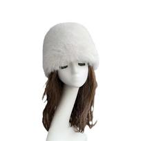 Warm Plush Fisherman Caps Solid Color Faux Fox Fur Basin Hat Autumn Imitation Fur Bucket Cap balta