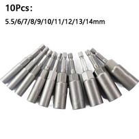 Adapter Length Deepen Impact Socket Power Nut Driver Socket Set  Power Drills Impact Driver 10Pcs