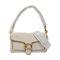 [Pre-Owned] Tabby 26 White Leather Crossbody Bag Handbag Shoulder Bag Gold Hardware Detachable Strap - Very Good #19AWWG7 ONE SIZE