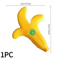 1PC Banana Peel Door Stopper Door Plug, Non-Slip Door Stopper, Security Key Card Banana Door stopper Fun Gifts geltona
