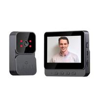 Wireless Video Doorbell Two-way Audio with Infrared Smart Doorbell for Cats juoda