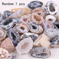 Beautiful 10pcs Geodes Oco Agate Natural Crystals Featuring Irregular Shapes And Vibrant Colors 1pcs