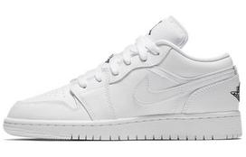 Jordan 1 Low GS Triple White 553560-110 37.5