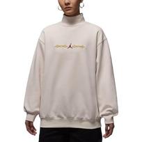 Jordan Flight Fleece FW25 Comfortable Knitted Fabric, Soft And Plush, Casual Sweatshirts Sweatshirt Women's IQ3965-102 M