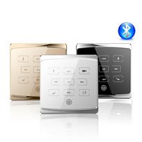 PW215H MINI 2x15W Touch Key in Wall Amplifier Smart Home Background Music System Blue-tooth Remote Control in Wall Amplifier pw215H white