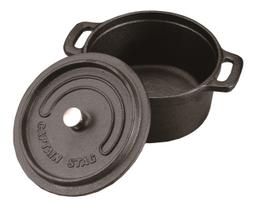 CAPTAIN STAG Cocotte Dutch Oven 14cm Capacity 0.8L Cast Iron 0.8L