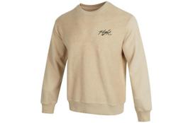 Jordan Flight Sweatshirts Men's Beige Yellow Crew Neck Moderate Regular DV1620-206 M