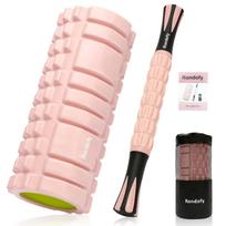 Rondofy Foam Roller for Myofascial Release Roller 500KG Load Massage Roller Myofascial Roller Set with Instructions and Storage Home Muscle Yoga