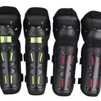 Motorcycle Cycling Protective Gear Set Knee Elbow Pads Reflective Safety Armor Off-Road Trail Riding Adult 4-Piece Protective Gear Set black