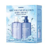 [KUNDAL] *TIMEDEAL* Airy Volume Hyaluron Edition (Shampoo 300ml + Treatment 300ml) #Blossom Breeze
