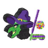 Easy Hanging Halloween Witch Piñatas With Assorted Candies Festival Parties Decoration Kids Interactive Game 1