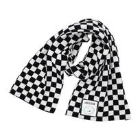 Japanese Retro Scarf for Women in Winter Herringbone Knitted Versatile Couple Students Warm Scarf Men British Style gray