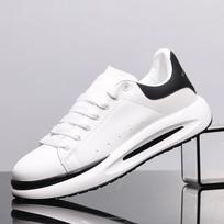 McQueen couple white shoes breathable casual board shoes heightening sneakers LP222 35