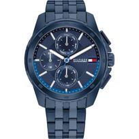 Tommy Hilfiger Walker Mėlynas Nerūdijančio Plieno Apyrankės Vyriškas Kvarcinis Laikrodis 1710622 mėlyna