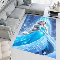 Frozen-themed Elsa print decorative rug mat - non-slip and stain-resistant, a great gift for a girl. 60x90cm