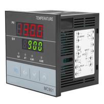 MC901 Skaitmeninis PID temperatūros reguliatorius K tipo PT100 jutiklio įvestis Relinis SSR išėjimas black