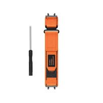 Nylon Strap for Huami Amazfit T-Rex 3 Watch Band for Amazfit Trex3 Smartwatch Outdoor Loop Sport Bracelet Wristband With Tool oranžinė