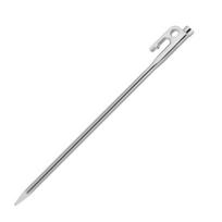 20/30CM Stainless Steel Tent Stake Hole Outdoor Sharp Tip Single Heavy Duty Canopy Windproof Ground