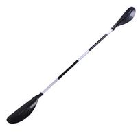 Kayak Paddle with Aluminum Shaft and PP Blades 7.2FT 4 Section Dual End Kayak Oar for Kayaking Canoeing Boating Black