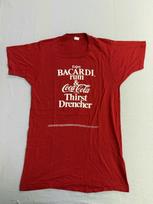 Vintage 70s Bacardi Rum & Coca-Cola T-shirt Thirst Drencher XXL