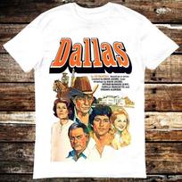 Dalaso 80-ųjų Klasikinis TV Serialas J.R. Serijos Filmo T-shirt 6311 Unisex T-shirt XL